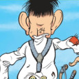 Com uma camisa amarela, um lenço encarnado ao pescoço, uma mecha rebelde de cabelo e uma palha na boca, é Kid Lucky, ou seja, o nome Lucky Luke quando era pequeno. Na escola de Nothing Gulch, é mais rápido a fugir aos trabalhos do que a sua própria sombra! Este aprendiz de cowboy de palmo [...]
