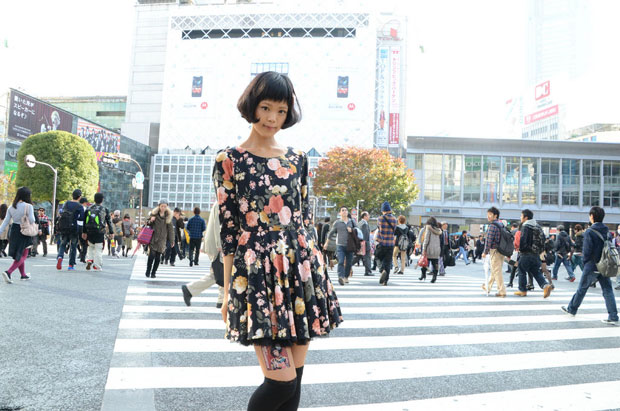 publicidade nas pernas