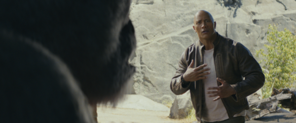 Dwayne Johnson interpreta Davis Okoye em Rampage - Fora de Controlo
