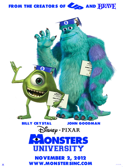 Monster University Poster