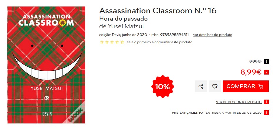assassination classroom 16
