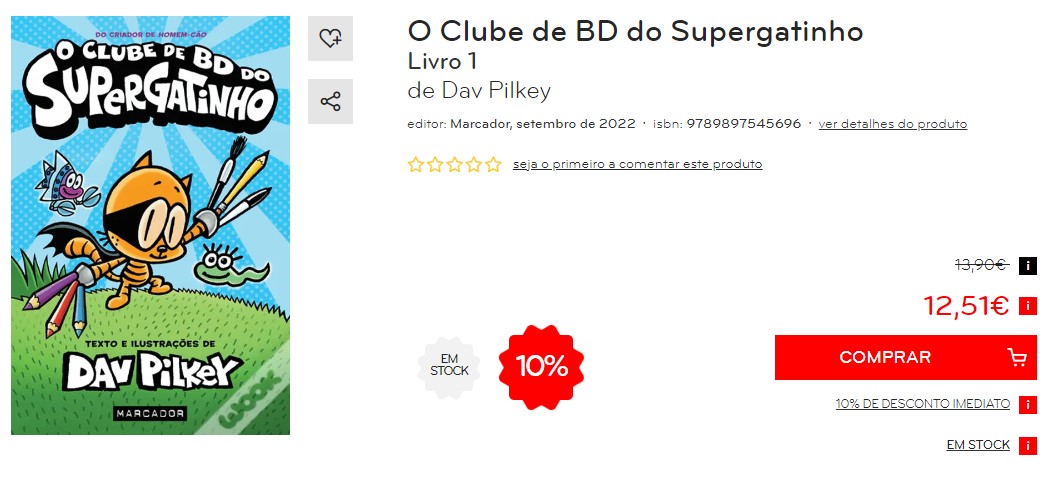 O Clube de BD do SuperGatinho