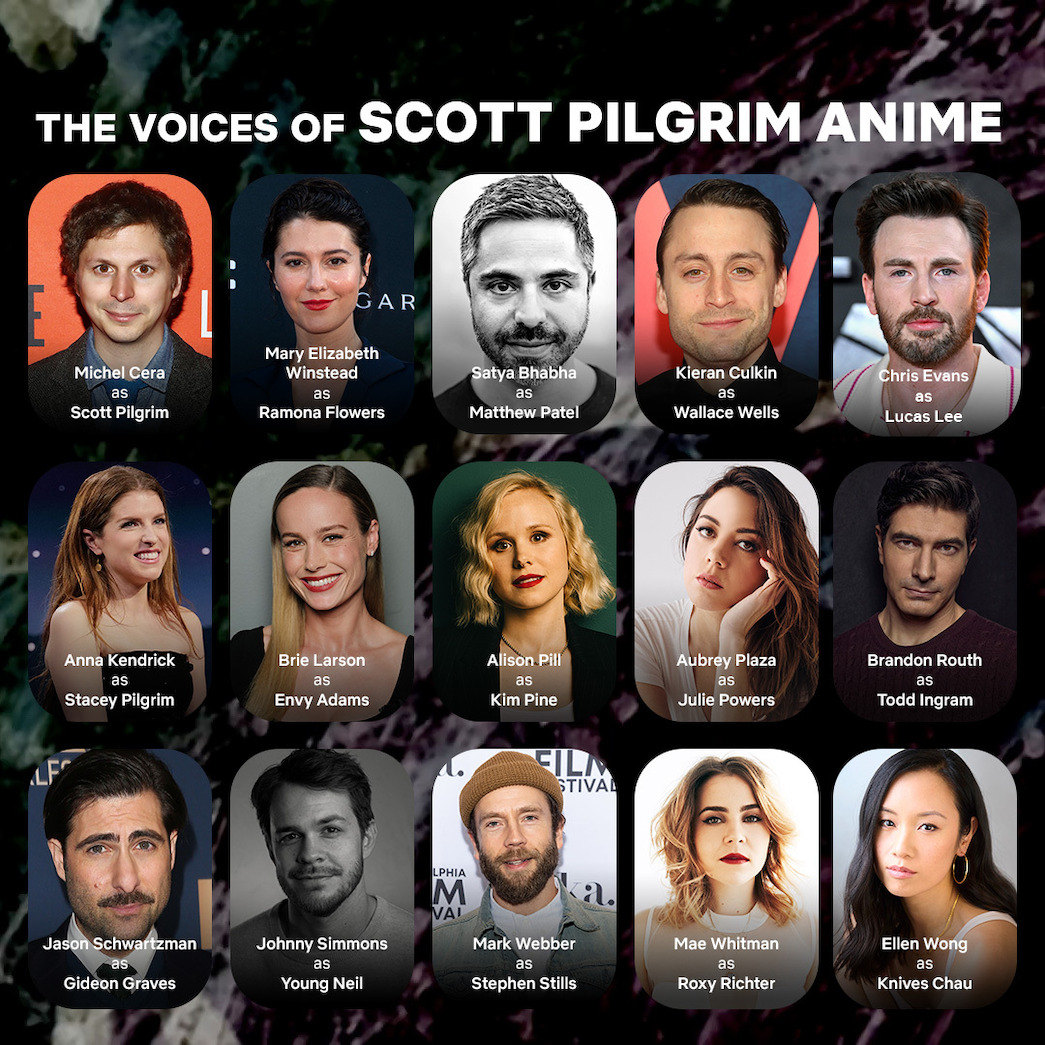 Scott Pilgrim anime netflix cast