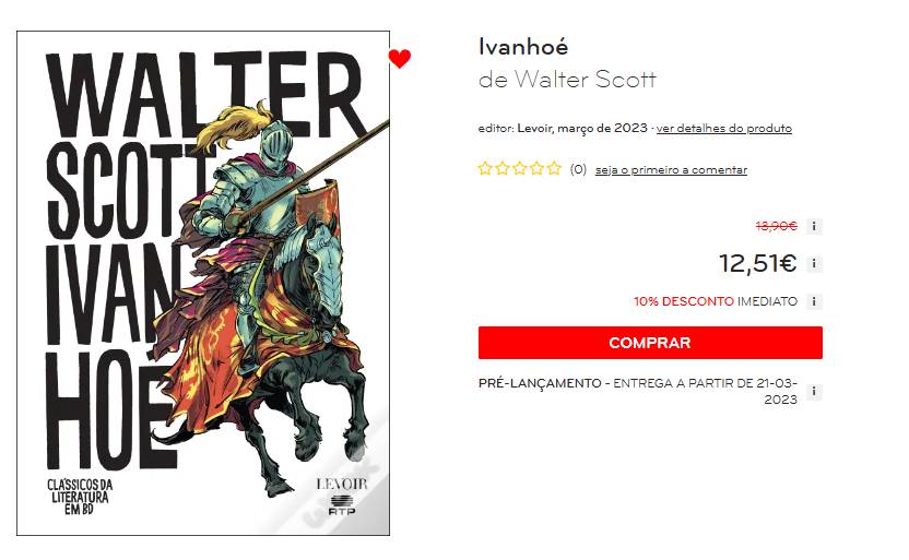 Ivanhoé – Clássicos da Literatura em BD – Livro 24