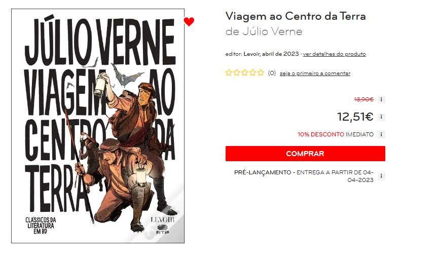 wook Viagem ao Centro da Terra – CLÁSSICOS DA LITERATURA EM BD – LIVRO 26