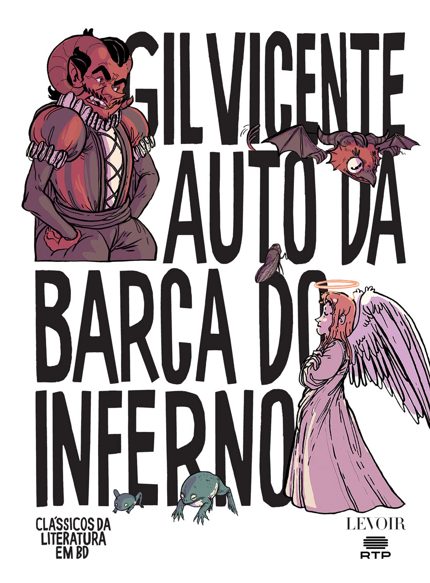 Capa de Auto da Barca do Inferno, da coleção Clássicos da Literatura em BD Vol. 30 Auto da Barca do Inferno - Clássicos da Literatura em BD Vol. 30