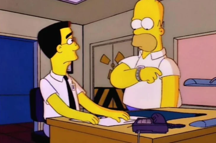 Relógio Swatch dos Simpsons