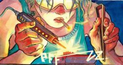 Rita Alfaiate surpreende com Neon, o seu novo trabalho de banda desenhada que promete um visual cyber punk num livro totalmente a cores.