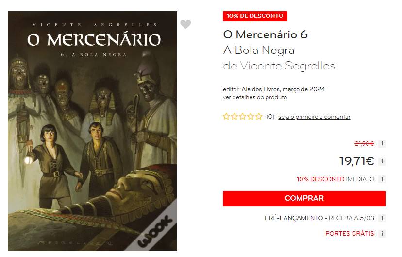 O Mercenário - Livro 6: A Bola Negra