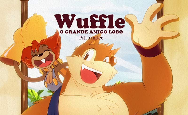 Wuffle – O Grande Amigo Lobo, de Piti Yindee, é a nova publicação da editora FA, trazendo as aventuras hilariantes deste lobo de grande coração e os seus amigos.