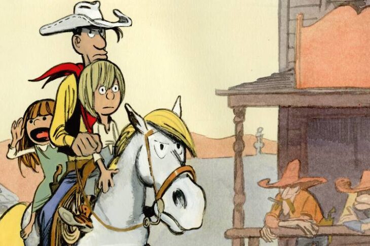 Lucky Luke está de volta em Os Indomados, uma homenagem cativante e original da icónica série, criada por Blutch, um dos mais talentosos autores da banda desenhada franco-belga.