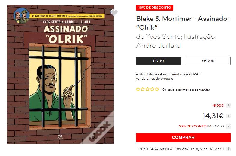 Blake e Mortimer Vol. 30: Assinado: “Olrik”