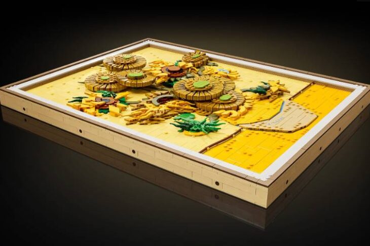 Girassóis de Van Gogh em LEGO®