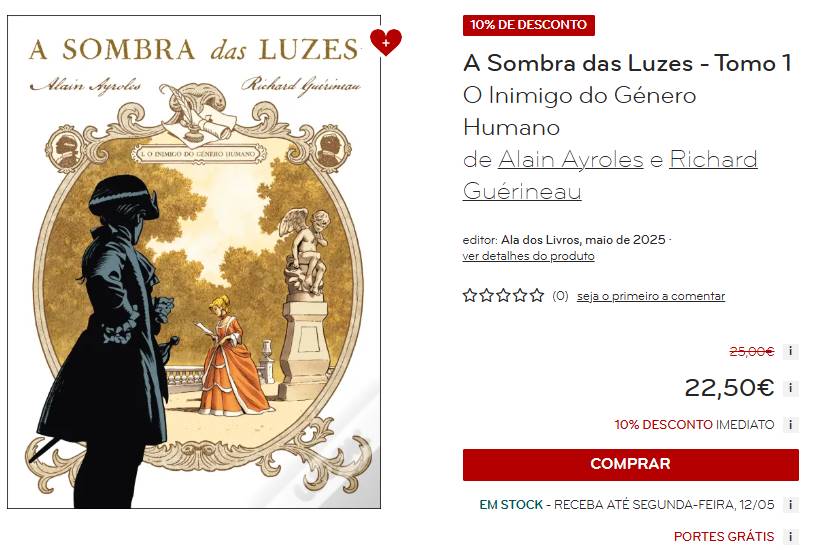 A Sombra da Luzes (Tomo 1 - O Inimigo do género humano)