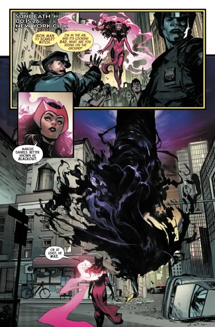 Página interior de Blood Hunt #1