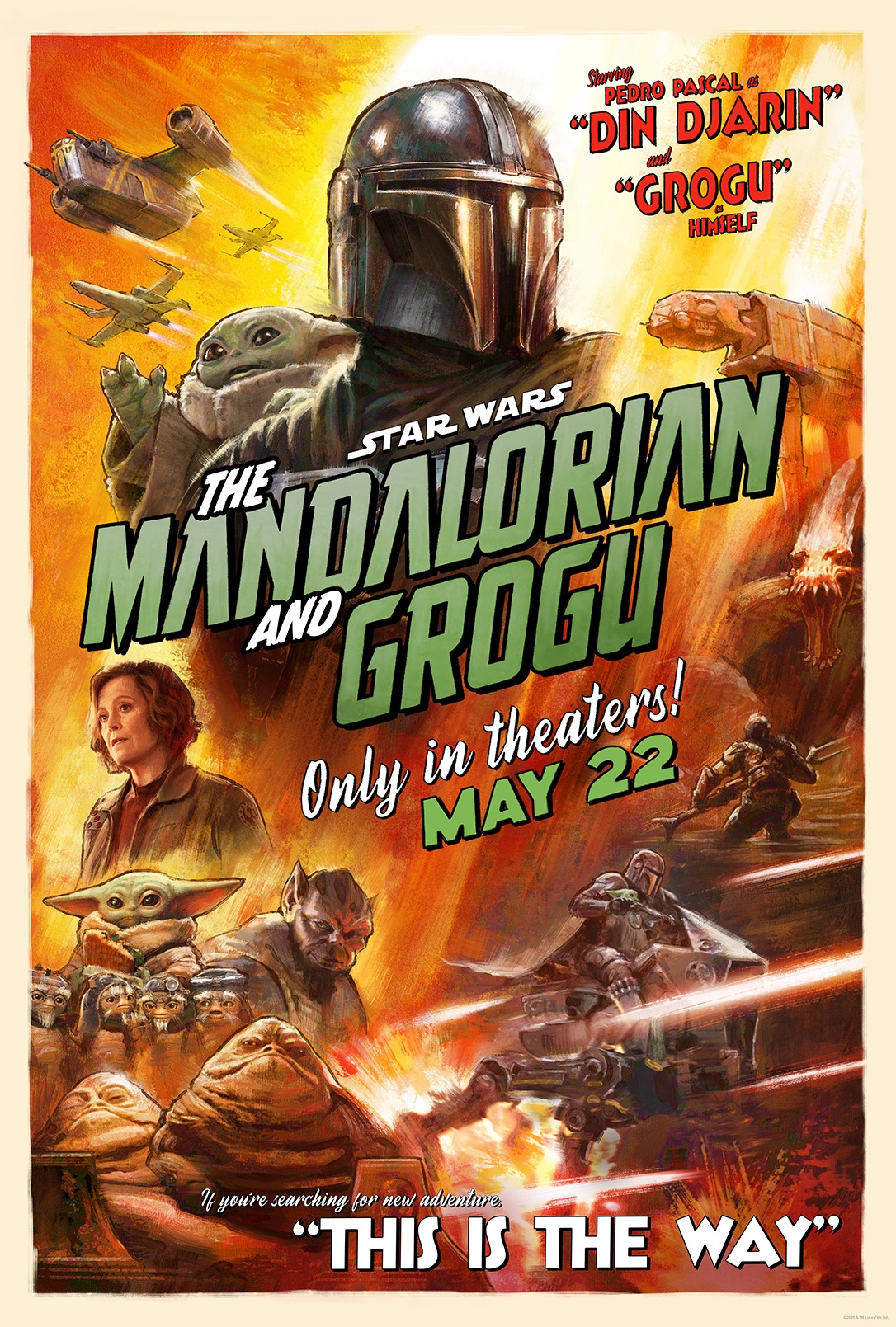 Mandalorian and the grogu