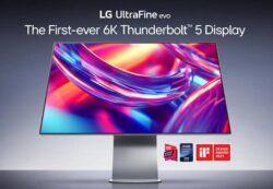 LG revela o primeiro monitor 6K do mundo com Thunderbolt 5 para criadores profissionais