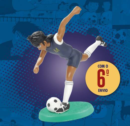 Coleção de Figuras Campeões Oliver e Benji