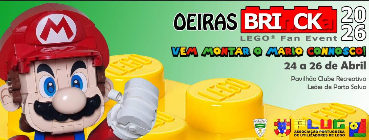 Oeiras acolhe megaexposição de construções LEGO com atividades para toda a família