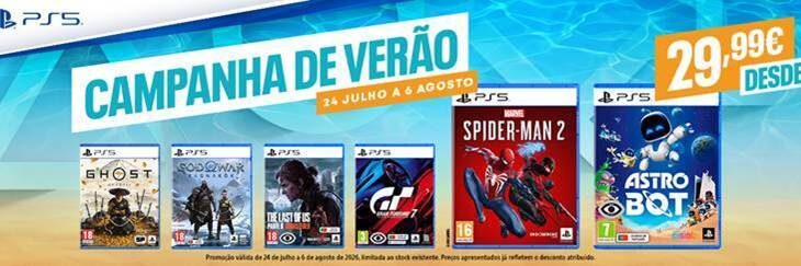 Promoções de Verão da PlayStation chegam hoje aos pontos de venda habituais com ofertas incríveis em aclamados títulos
