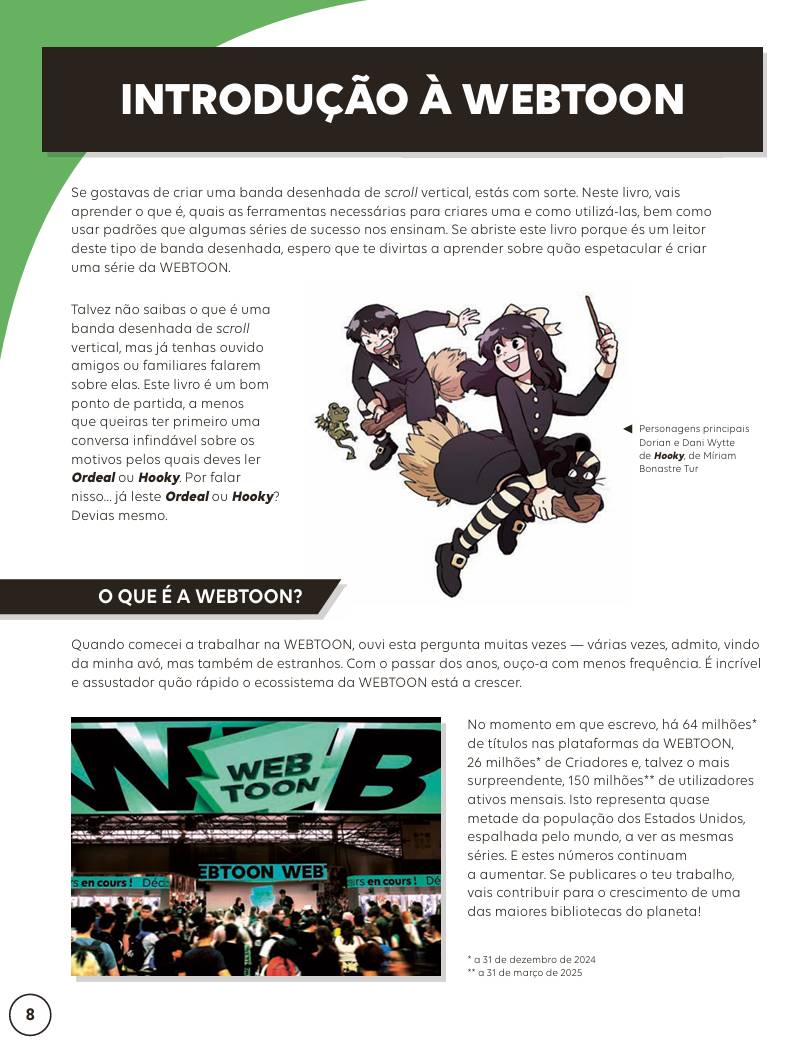 Cria os Teus Webcomics com a WEBTOON