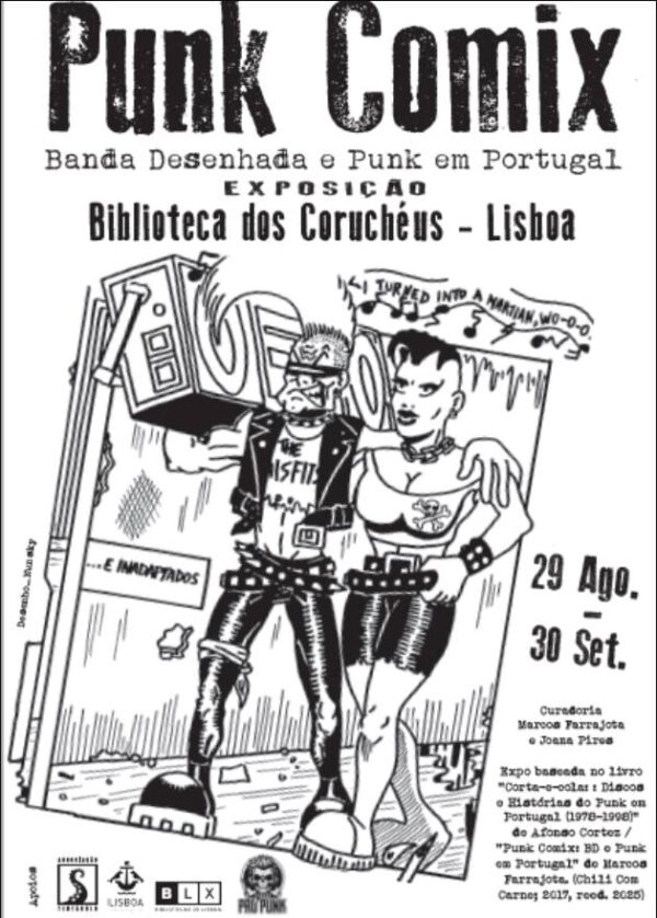 Punk Comix: banda desenhada e punk em Portugal em exposição em Lisboa