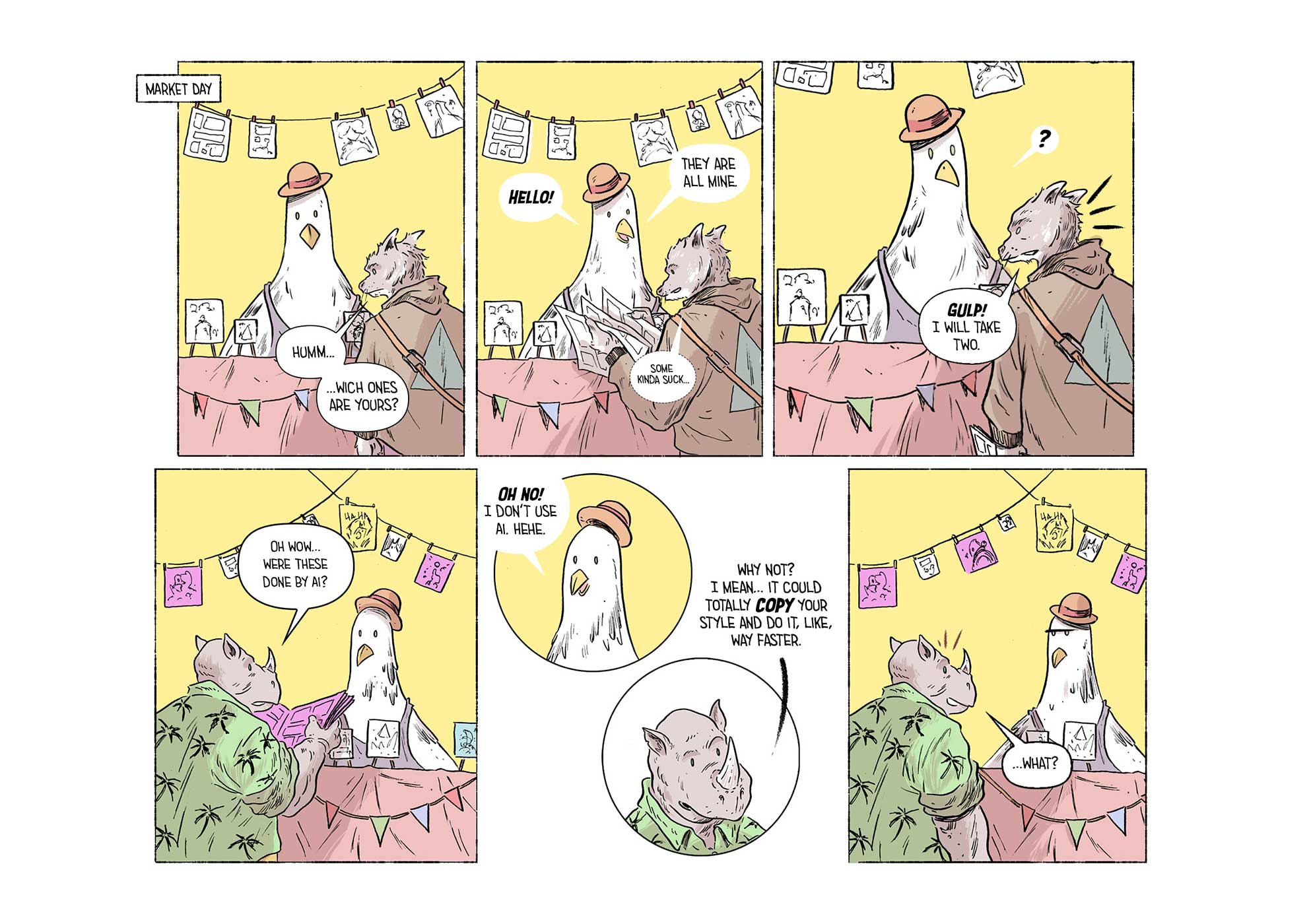 One More Page: Market Day