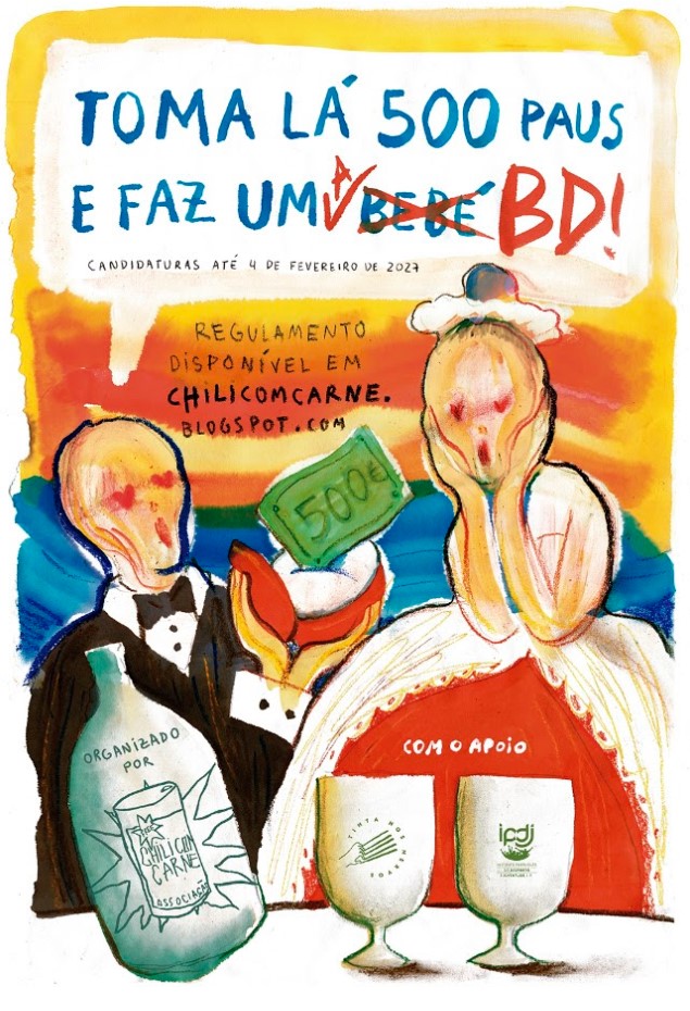 14ª Edição do concurso "Toma lá 500 paus e faz uma BD!"